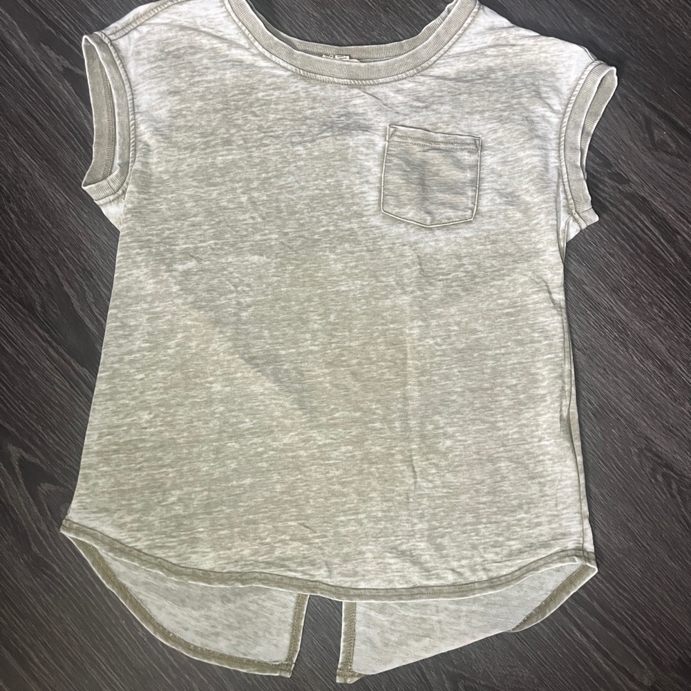 NWOT Burnout Split Back Tee